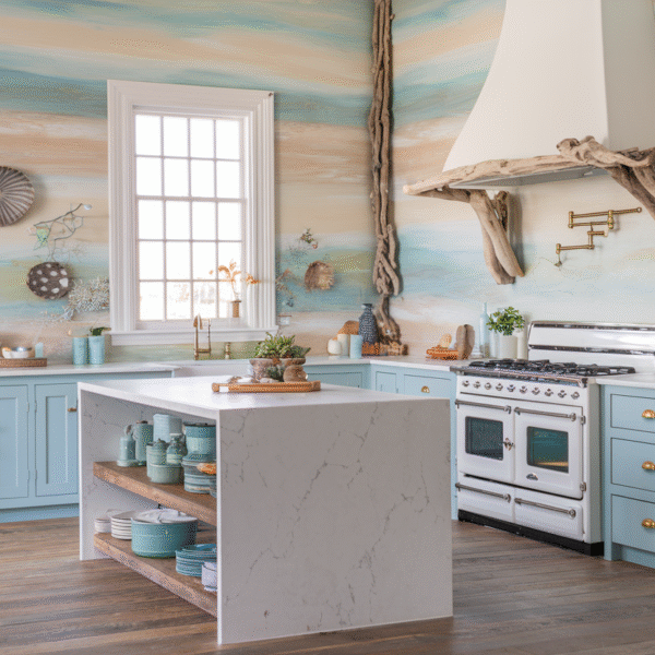 Boho Coastal Kitchen