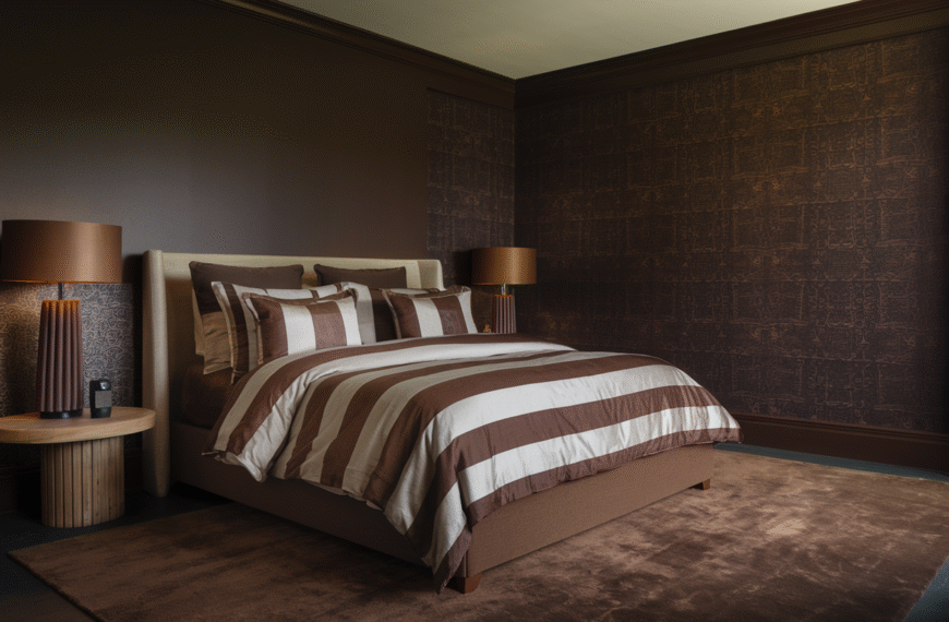 Brown Bedroom
