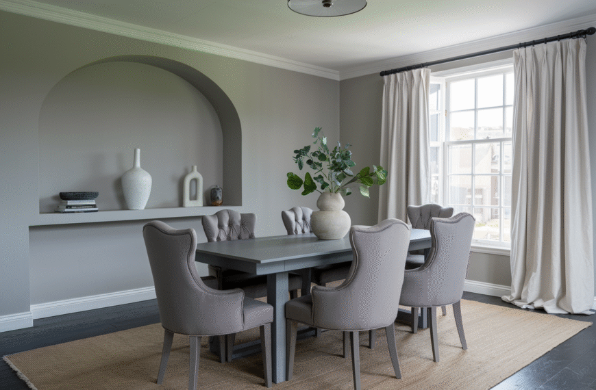 Grey Dining Room