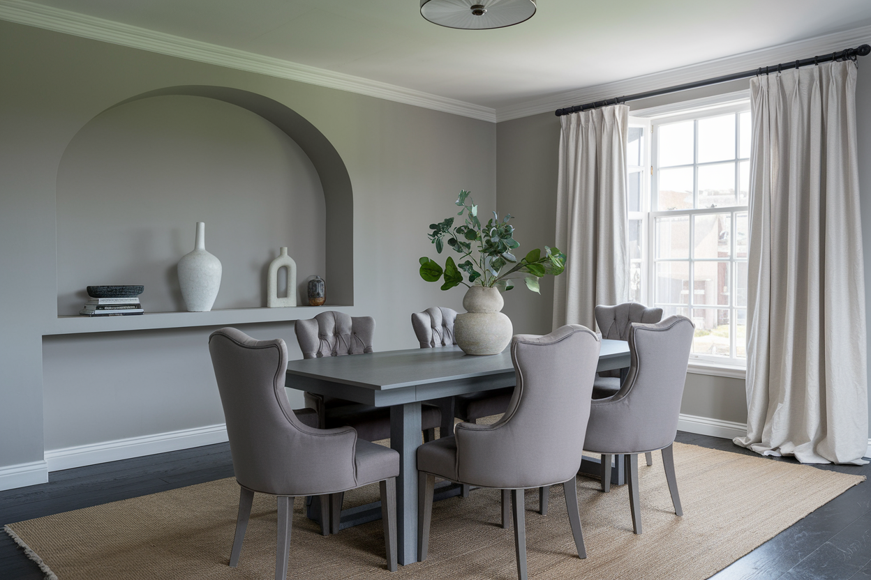 Grey Dining Room