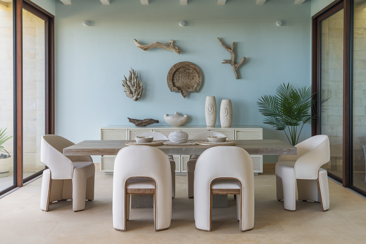 Modern Coastal Dining Room