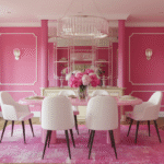 Pink Dining Room