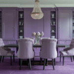 Purple Dining Room