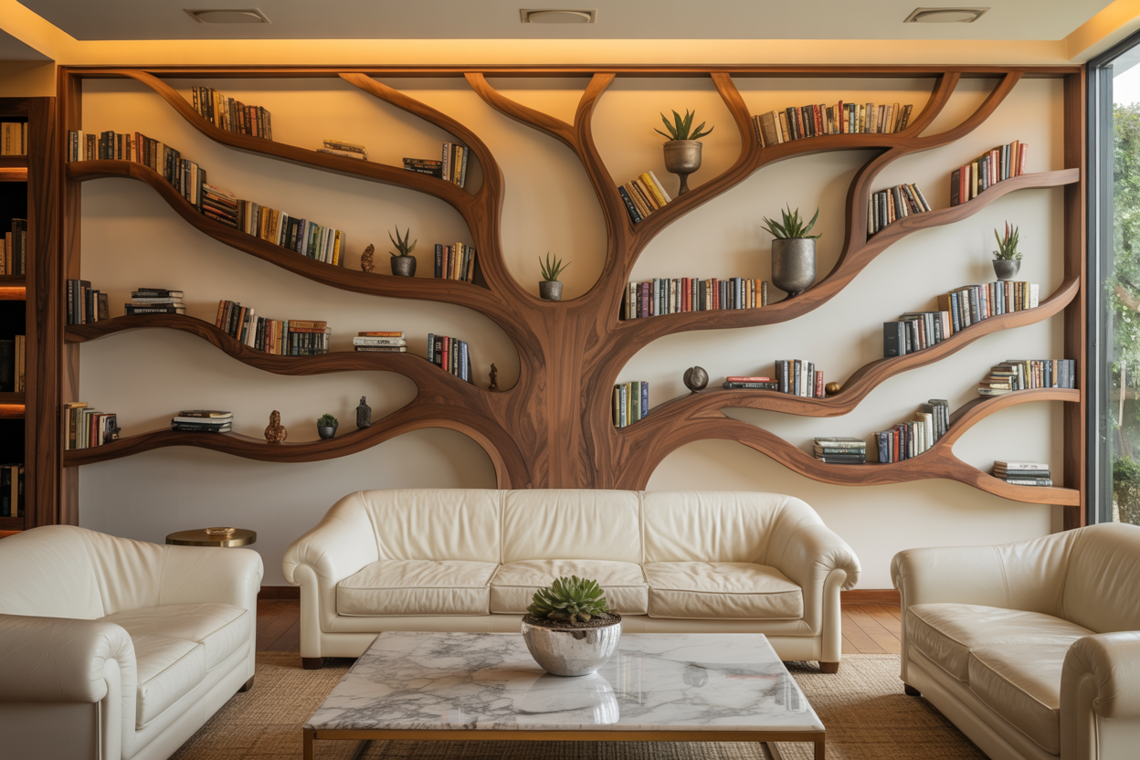 Unique Bookshelf