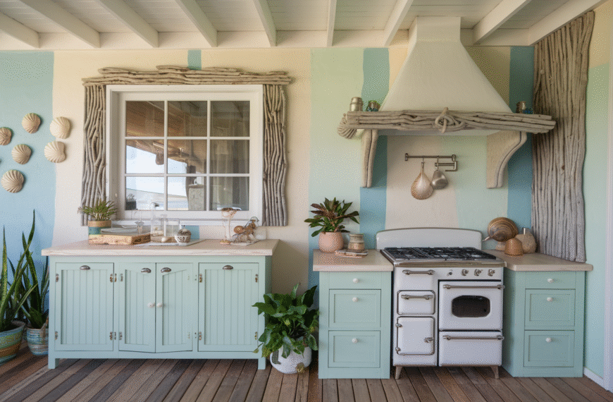 Boho Coastal Kitchen