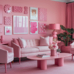Pink Living Room