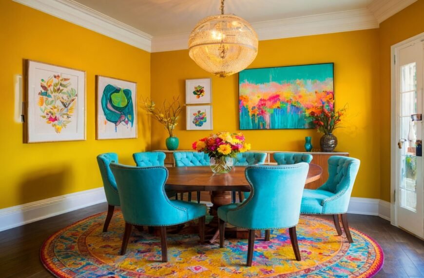 Colorful Dining Room
