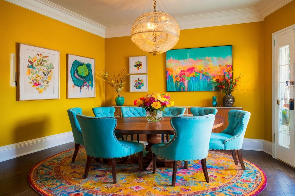 Colorful Dining Room