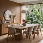 Earthy Tone Dining Room
