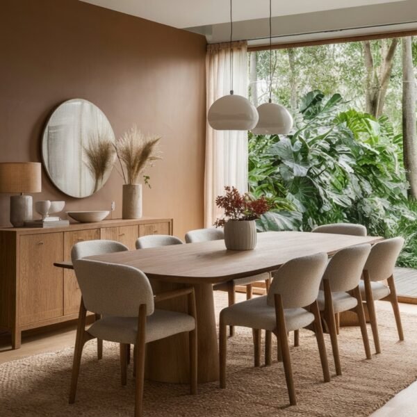 Earthy Tone Dining Room