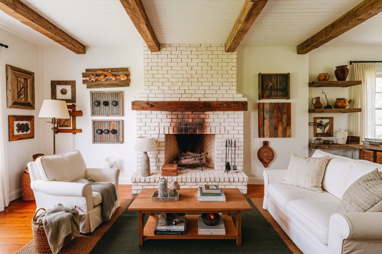 Farmhouse Fireplace