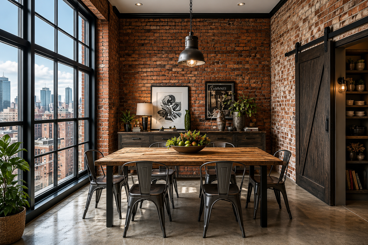 Industrial Dining Room
