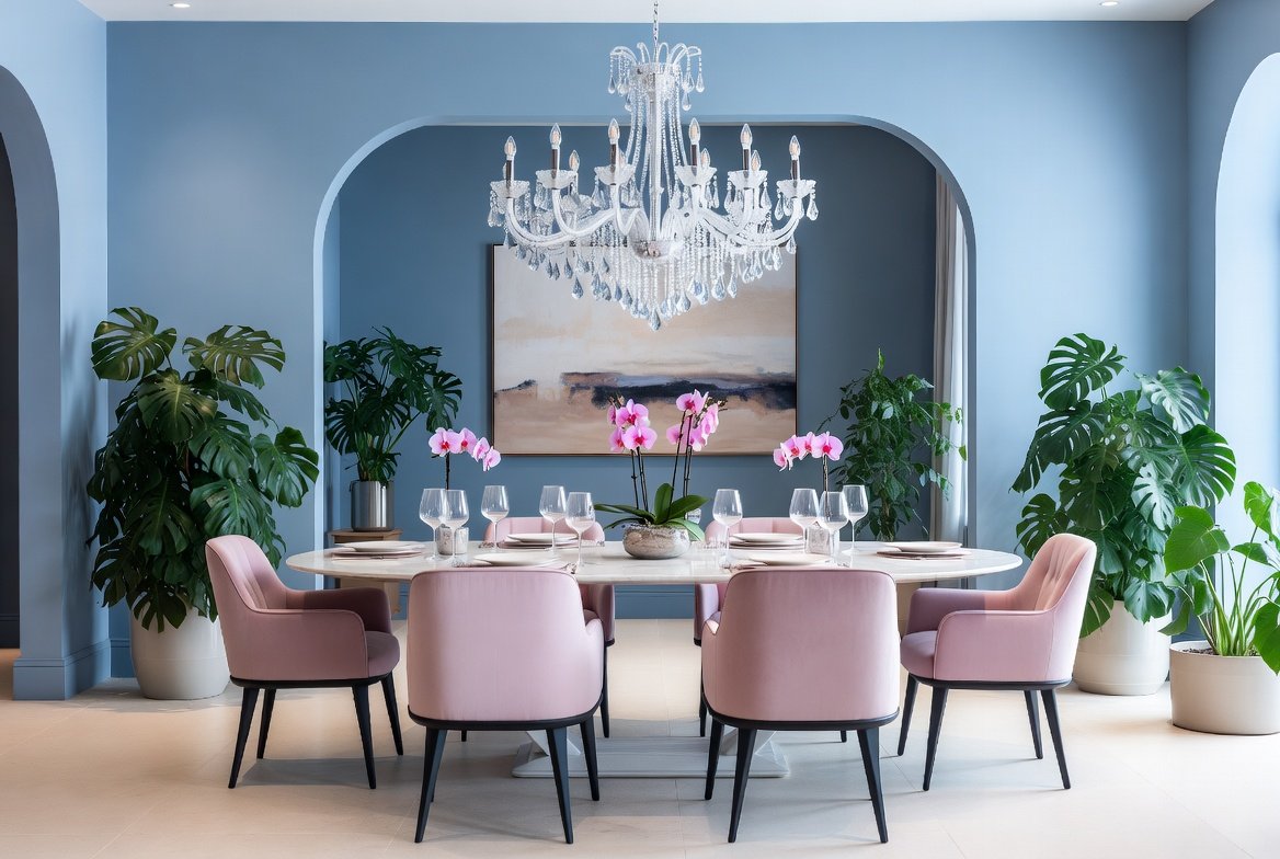 Pastel Dining Room