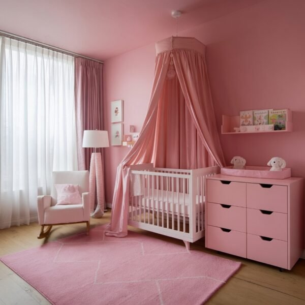 35 Beautiful Pink Nursery Ideas for…