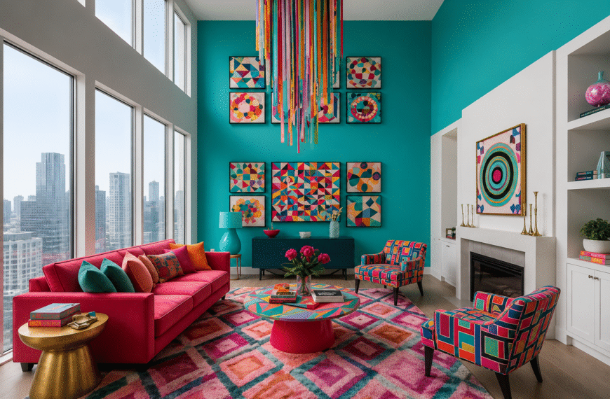 Vibrant Living Room