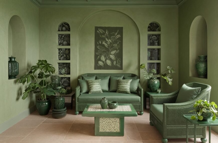 Green Living Room