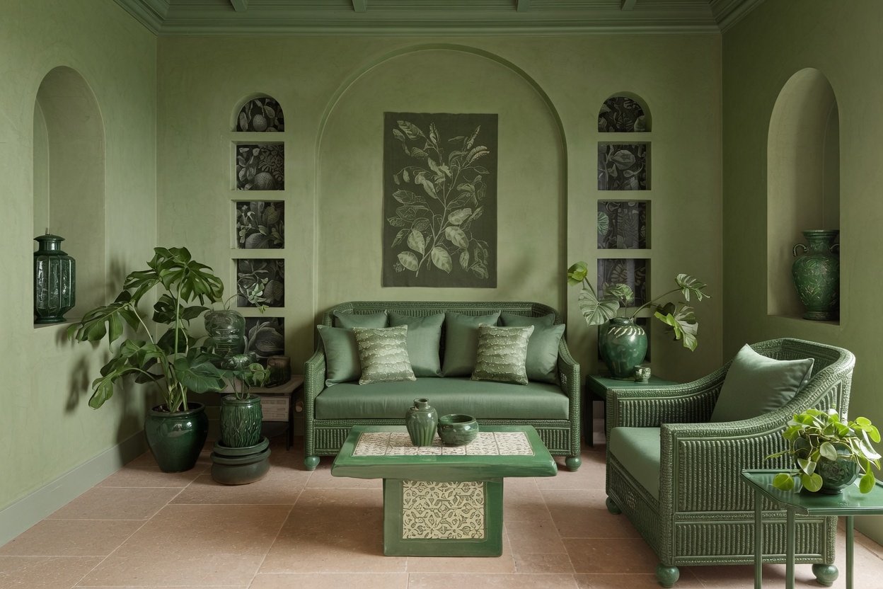 Green Living Room
