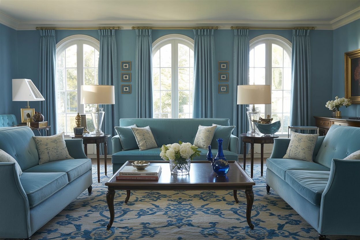 Blue Living Room