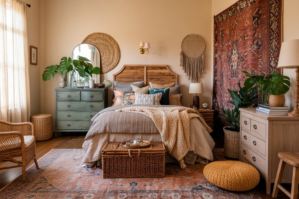 Eclectic Bedroom