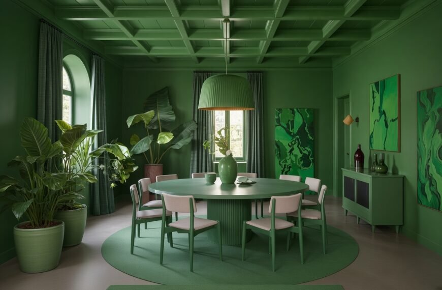 Green Dining Room