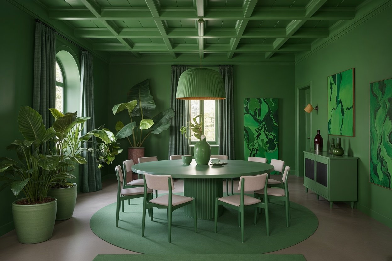 Green Dining Room