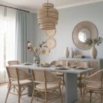 Boho Coastal Dining Room