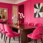 Pink Dining Room